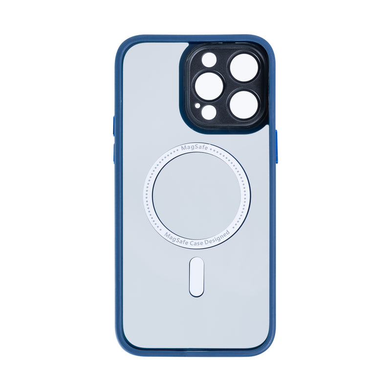 Rixus Classic 04 Case With MagSafe For iPhone 13 Pro Dark Blue