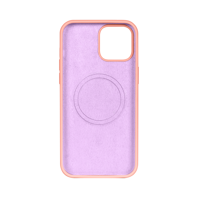 Rixus pour iPhone 12, 12 Pro Coque TPU souple avec MagSafe Rose