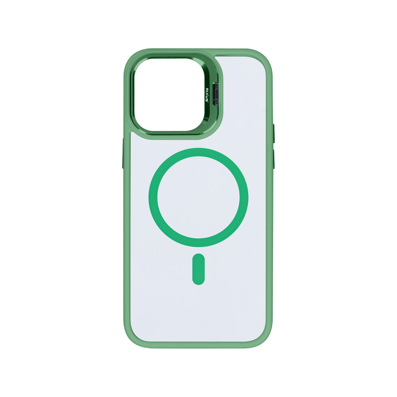 Coque Rixus Classic 03 avec MagSafe pour iPhone 13 Vert clair