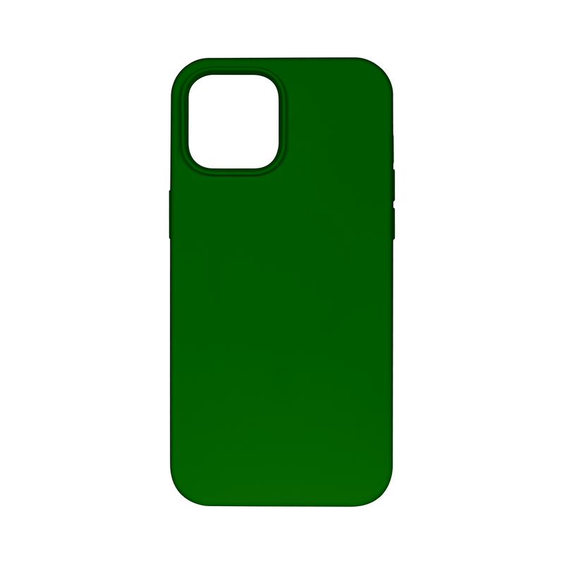 Rixus pour iPhone 12, 12 Pro Coque TPU souple avec MagSafe Vert foncé