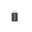 Rixus RXOTG02 USB-C To USB-A OTG Adapter Space Gray (2-Pack)