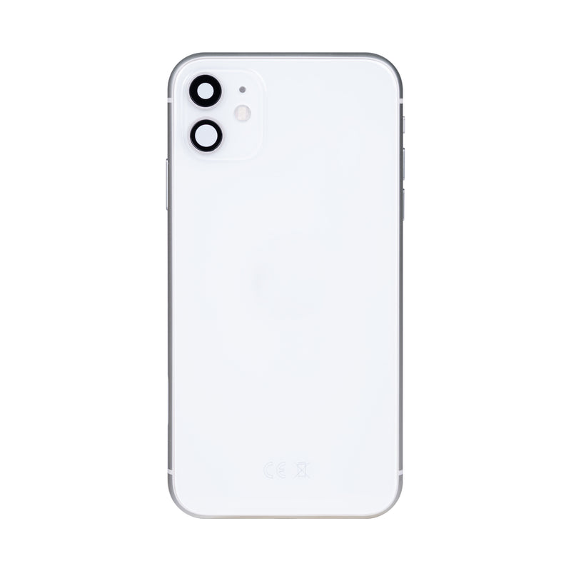 For iPhone 11 Complete Housing Incl All Small Parts Without Battery And Back Camera (White)