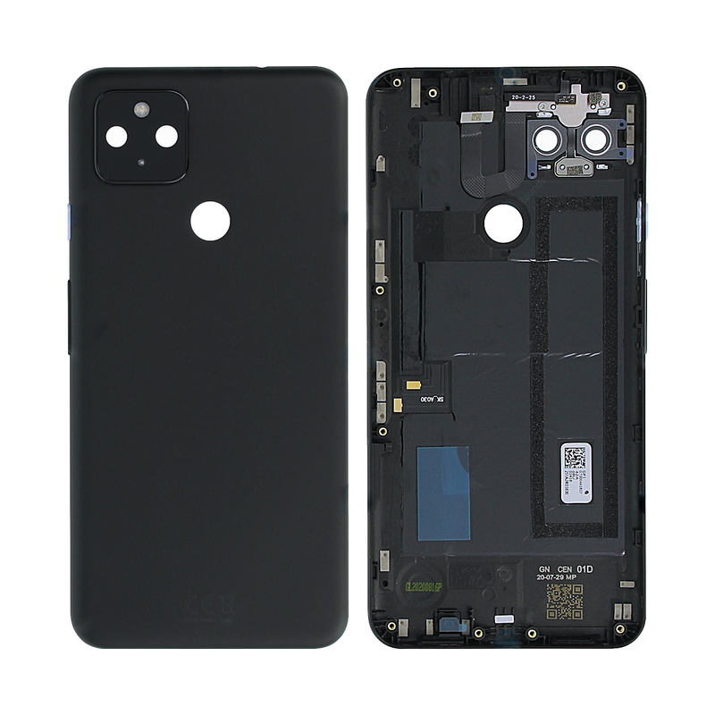 Google Pixel 4a 5G G025I Tapa Trasera Solo Negro Con Lente