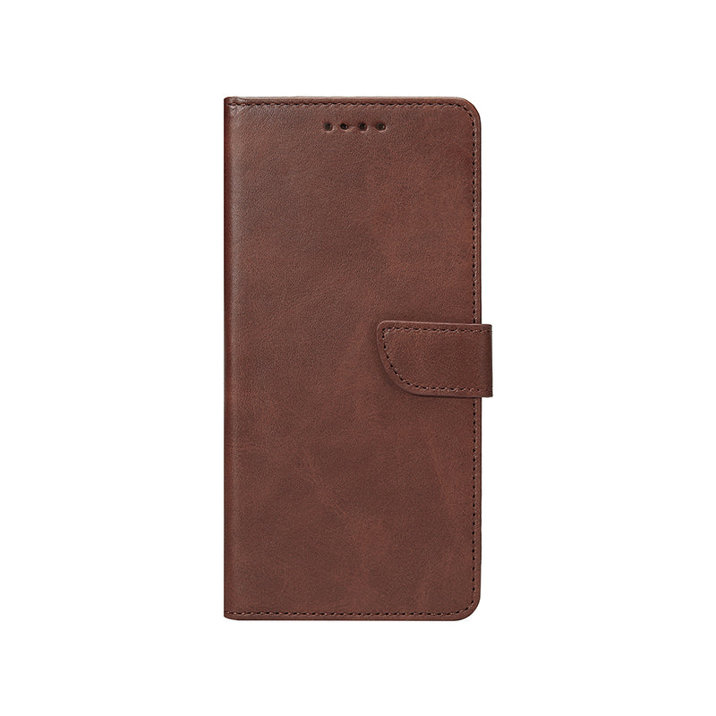 Rixus Bookcase For Samsung Galaxy A06 A065F Brown