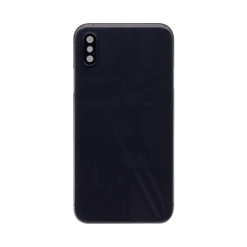 For iPhone XS Complete Housing Incl All Small Parts Without Battery and Back Camera (Black)