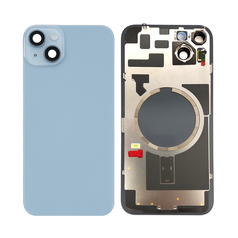 Pour iPhone 14 Plus Extra Glass Blue (Cadre de l'appareil photo élargi)