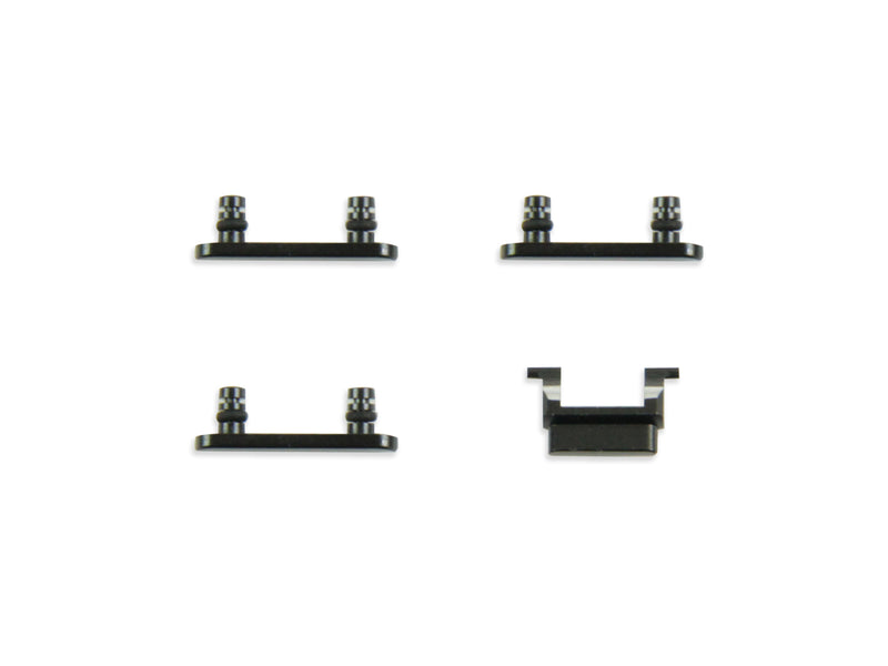 Pour iPhone 7 Buttons Set Black (4pc)