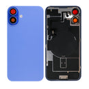 For iPhone 16 Plus Extra Glass With NFC, Enlarged Camera Frame Ultramarine