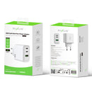 Rixus RXHC67 65W GaN Multi Port Power Adapter White