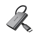 Rixus RXCR01 Type C To SD/TF Card Reader Adapter Space Gray