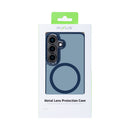 Rixus Classic 04 Case With MagSafe For Samsung Galaxy S25 S931B Dark Blue