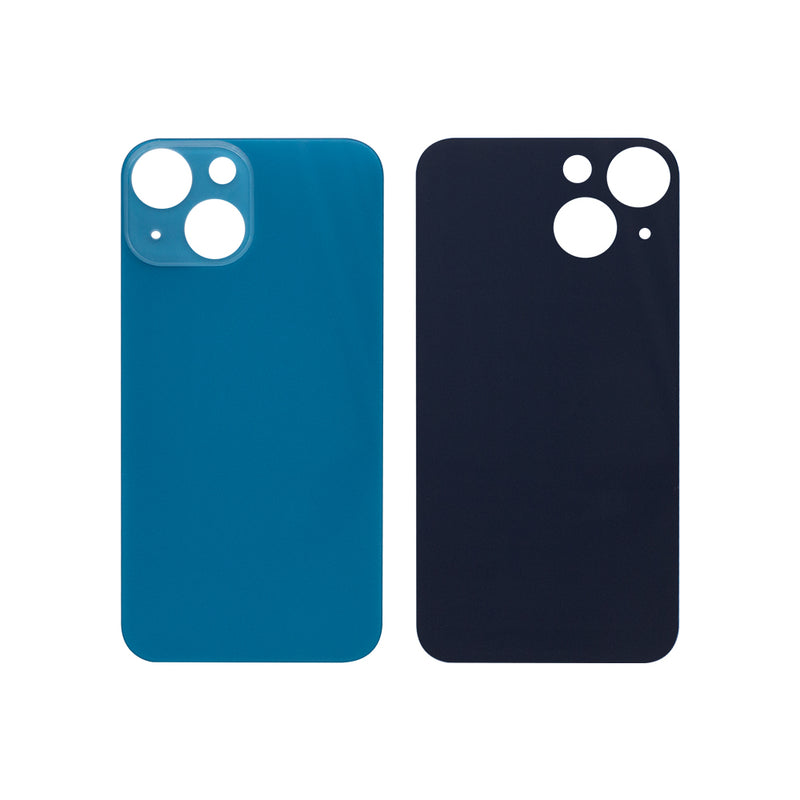 Pour iPhone 13 Mini Extra Glass Bleu (Cadre de l'appareil photo élargi)