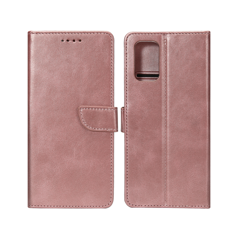 Rixus Bookcase For Samsung Galaxy A52 5G A526B Pink