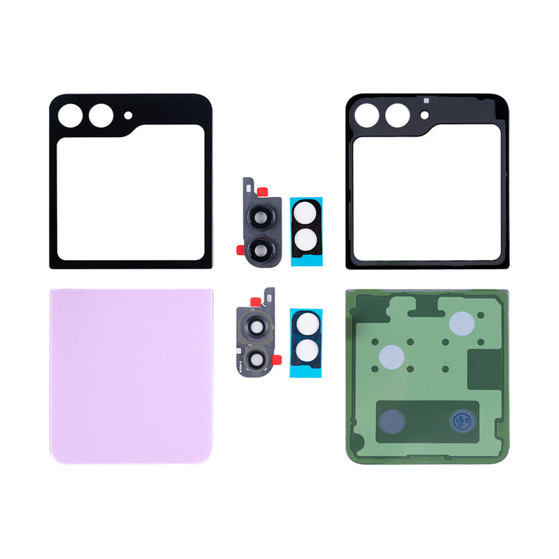 Samsung Galaxy Z Flip5 F731B Back Cover Set Lavender With Lens OEM