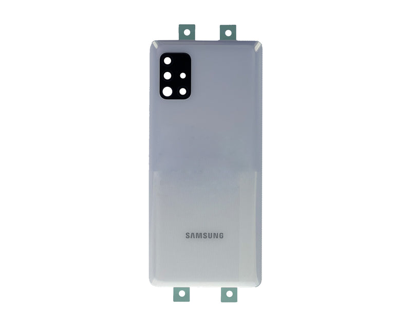 Samsung Galaxy A51 5G A516B Cubierta Trasera Prisma Cubo Blanco Con Lente (OEM)