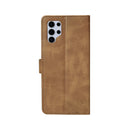 Rixus Bookcase For Samsung Galaxy S25 Ultra S938B Light Brown