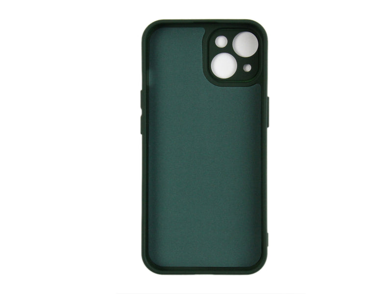 Rixus Para Funda TPU blanda para iPhone 14 Verde Oscuro