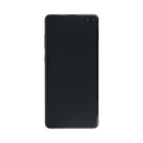 Samsung Galaxy S10 Plus G975F Display And Digitizer With Frame Prism Silver Service Pack