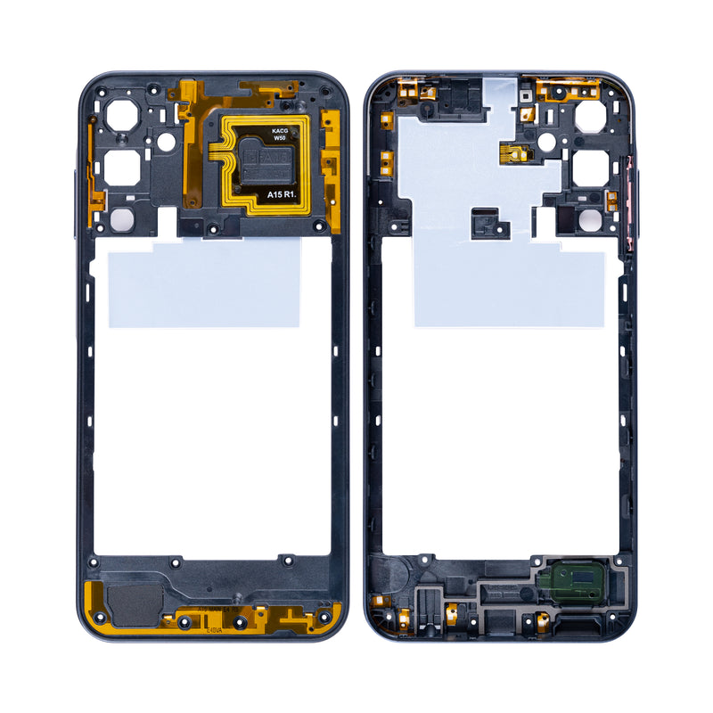 Ri La☆ ☆。A15 黒　FRAMe WORK Samsung Galaxy A15 5G A156B Middle Frame Brave Black OEM