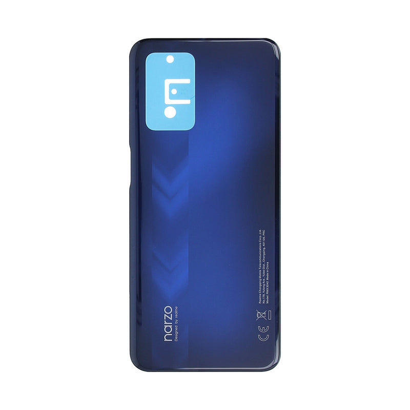 Realme Narzo 30 5G (RMX3242) Cubierta trasera Racing Azul