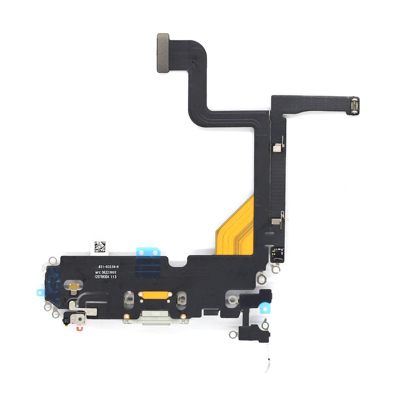 For Placa flexible del conector del sistema del iPhone 13 Pro Plata