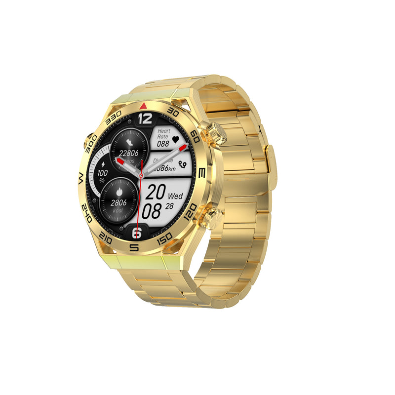 DTNO 1 DT Ultra Mate Smart Watch Silver/ Gold