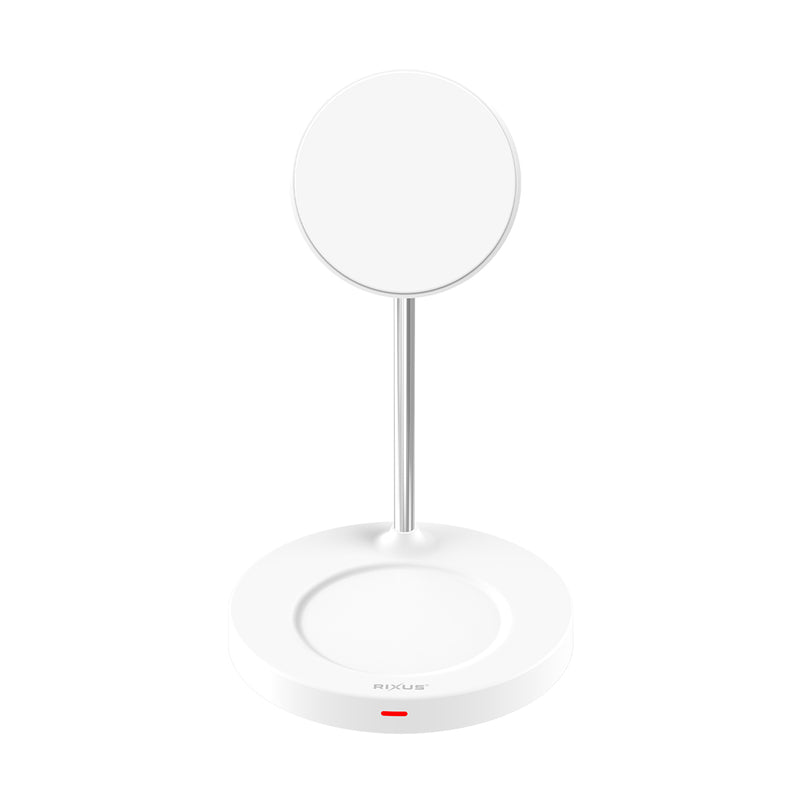 Rixus RXWC45A Wireless Charging Stand 15W Blanc