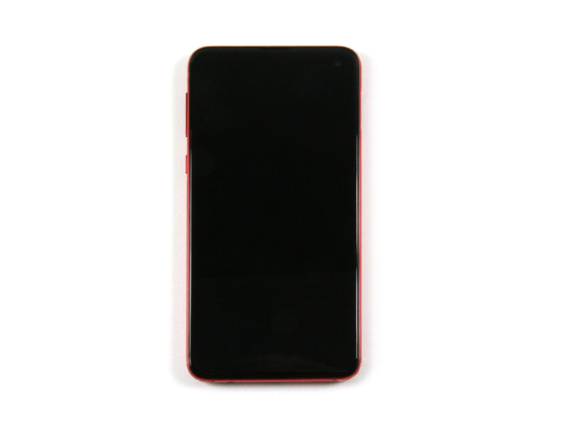 Samsung Galaxy S10e G970F Display And Digitizer With Frame Cardinal Red Service Pack