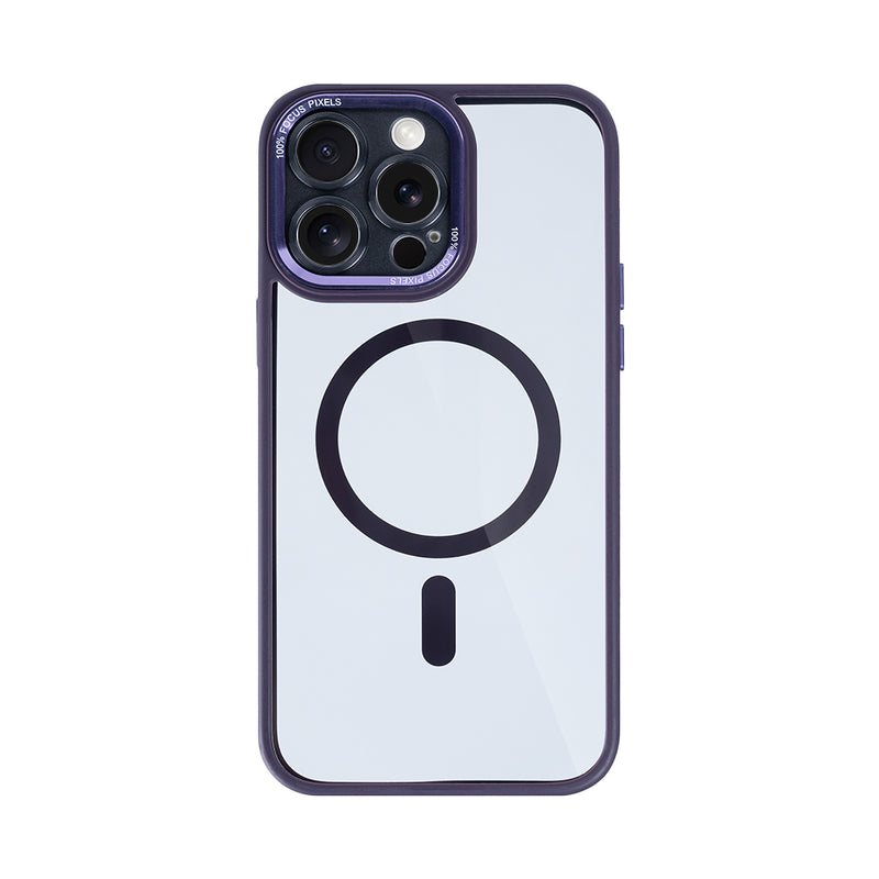 Rixus Classic 04 Case With MagSafe For iPhone 14 Pro Max Purple