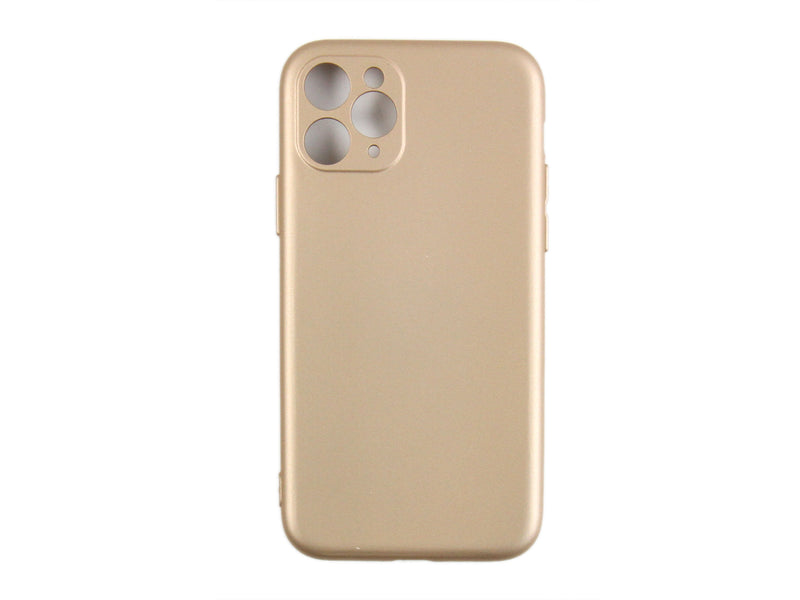 Rixus Para Funda de TPU blanda para iPhone 11 Pro Oro