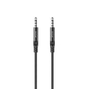 Rixus RXMU35 3.5mm AUX To 3.5mm AUX Braided Audio Cable 120CM Black