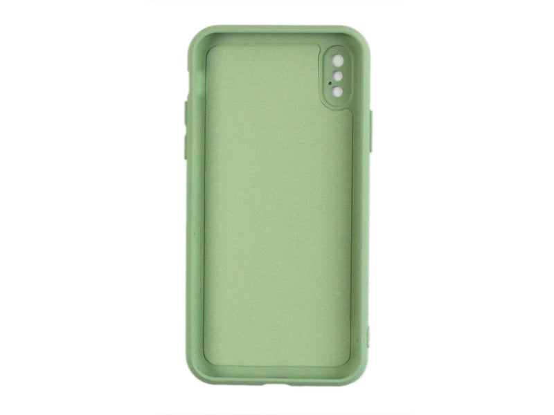 Rixus Para Funda de TPU blanda Matcha para iPhone X, XS