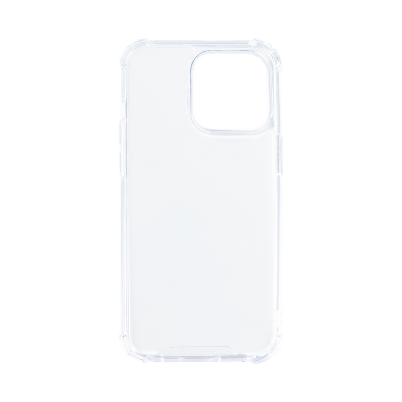 Rixus For iPhone 15 Pro Max Anti-Burst Case Transparent