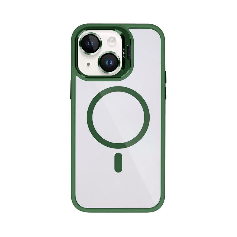 Rixus Classic 03 Case With MagSafe For iPhone 13 Dark Green