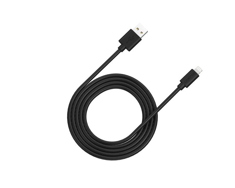 Canyon MFI-12 Câble USB vers Lightning 2Mtr Noir