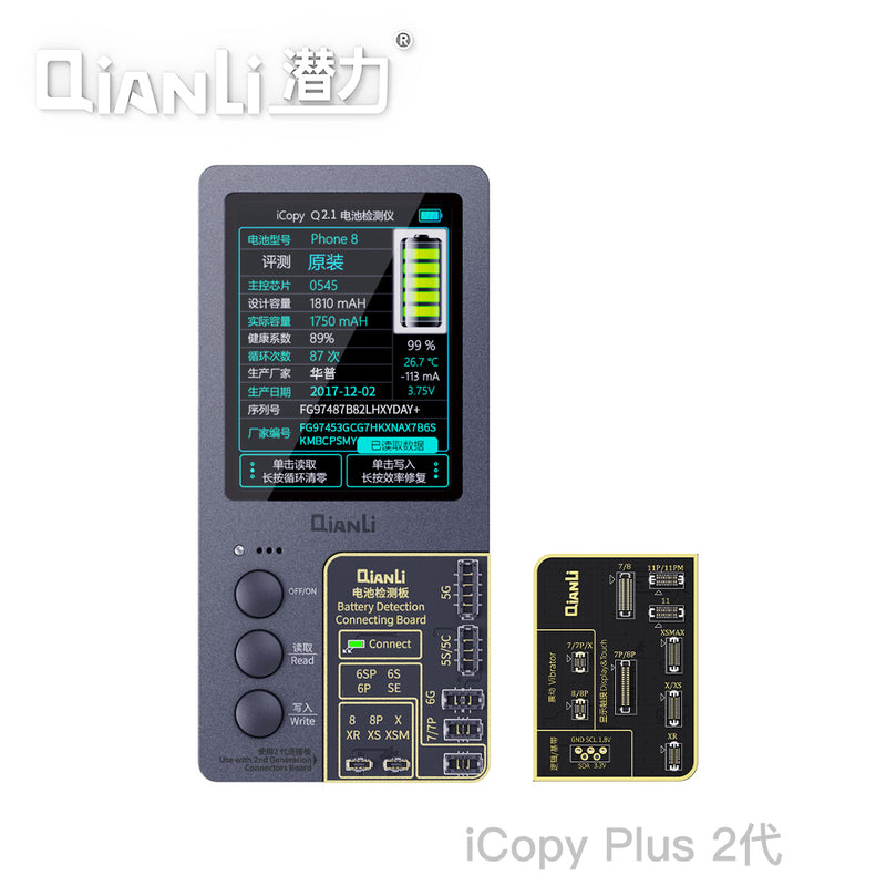 Programador Qianli iCopy Plus 2.1 sin tarjeta Lightning