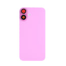 For iPhone 16 Plus Extra Glass With NFC, Enlarged Camera Frame Pink