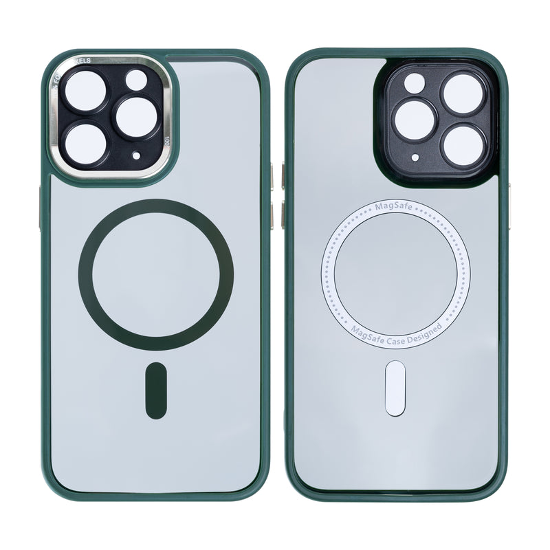 Rixus Classic 04 Case With MagSafe For iPhone 11 Pro Max Dark Green