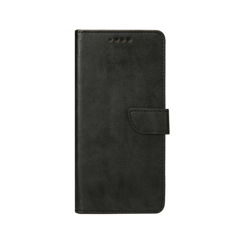 Rixus Bookcase For iPhone 16 Black