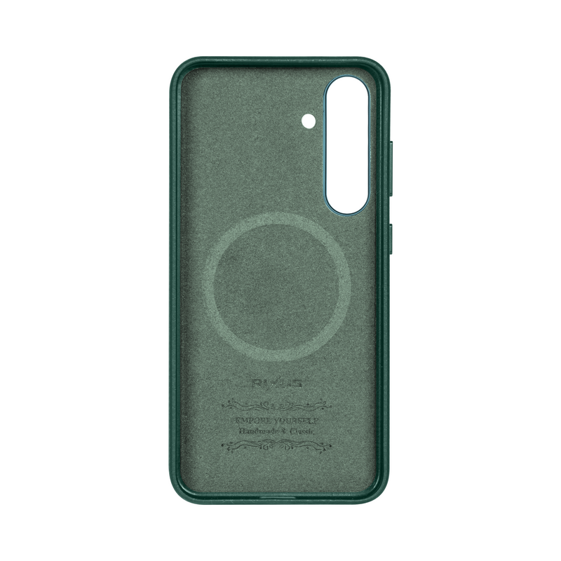 Rixus Classic 02 Case With MagSafe For Samsung Galaxy S24 Plus S926B Green