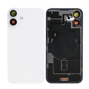 For iPhone 16 Plus Extra Glass With NFC, Enlarged Camera Frame White