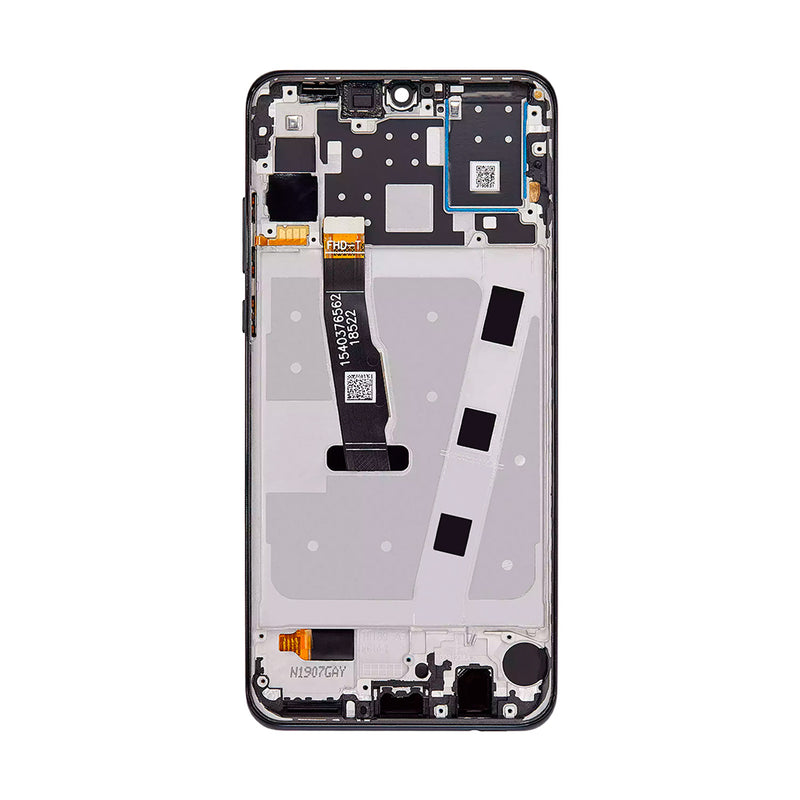 Huawei P30 Lite Display And Digitizer With Frame Midnight Black OEM