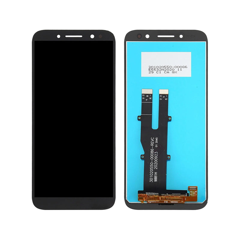 Nokia C1 Plus (TA-1306, TA-1309, TA-1312, TA-1314) Display And Digitizer Without Frame Black OEM