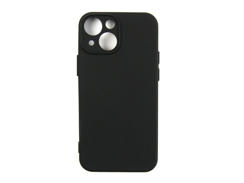 Rixus Para Funda TPU blanda para iPhone 13 Mini Negro