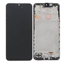 Samsung Galaxy A16 5G A166B Display And Digitizer With Frame Blue Black Service Pack