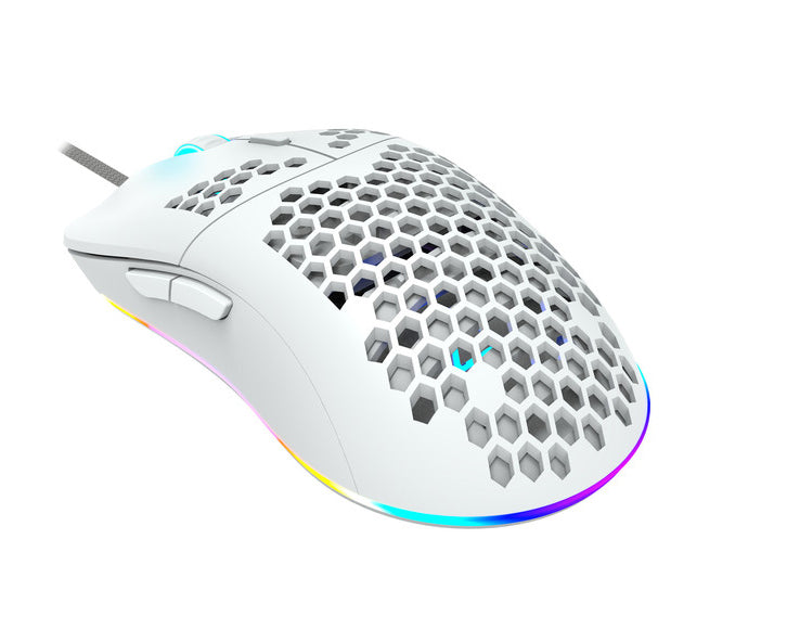 Canyon Ratón Gaming GM-11 Puncher RGB 7 Botones Blanco