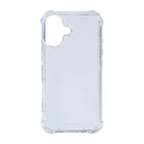 Rixus For iPhone 16 Plus Anti-Burst Case Transparent