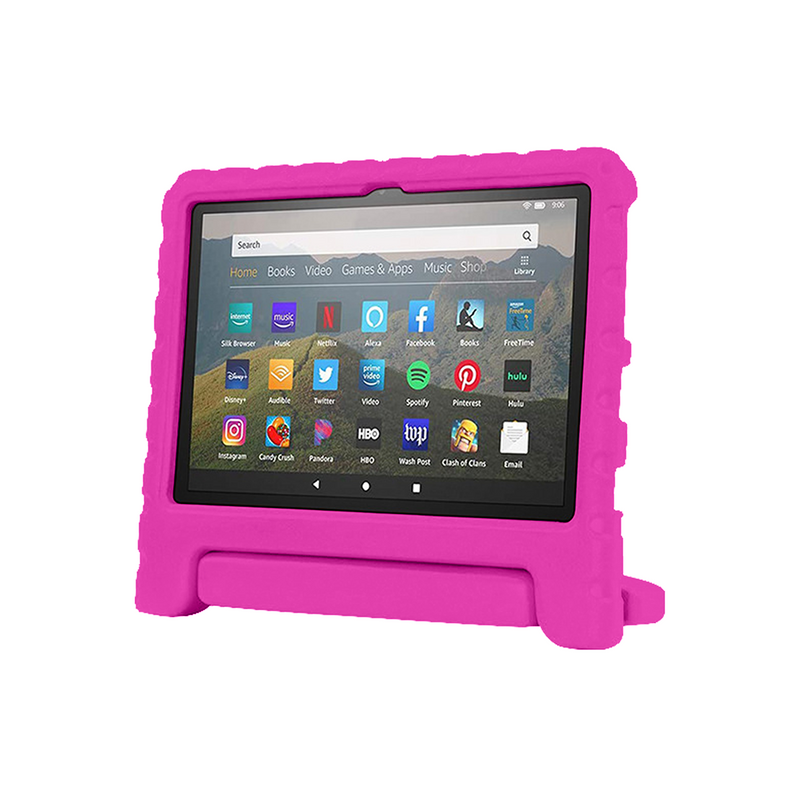Rixus RXTC06 For iPad Air 1,9.7, iPad 5, iPair 2,9.7, iPad 6, Pro 9.7, iPad 7 Tablet Kids Case Pink