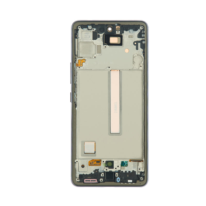 Samsung Galaxy A53 5G A536B Display And Digitizer With Frame Black Service Pack