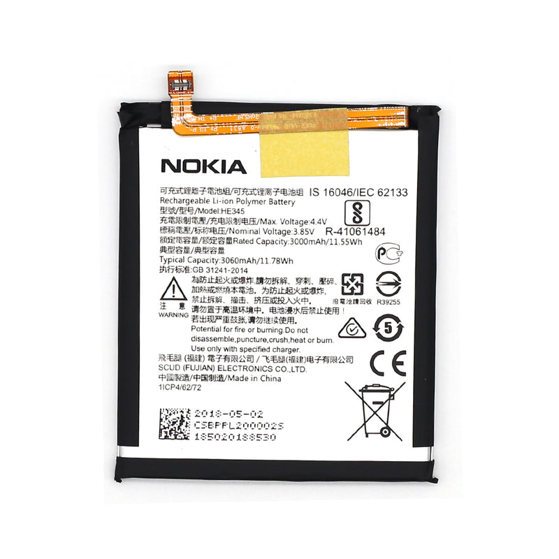 Batterie Nokia 6.1 (2018) HE345 (OEM)